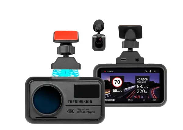Видеорегистратор TrendVision TDR-725 Real 4K 2CH