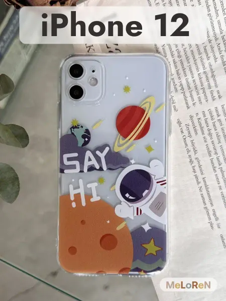 MeLoReN Чехол на iPhone 12 силиконовый с принтом