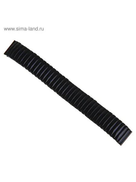 Соломон Ремешок для часов 18 мм, металл, черный хром