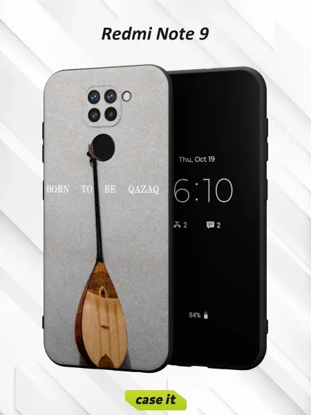 Case it Чехол на Redmi Note 9с принтом Домра