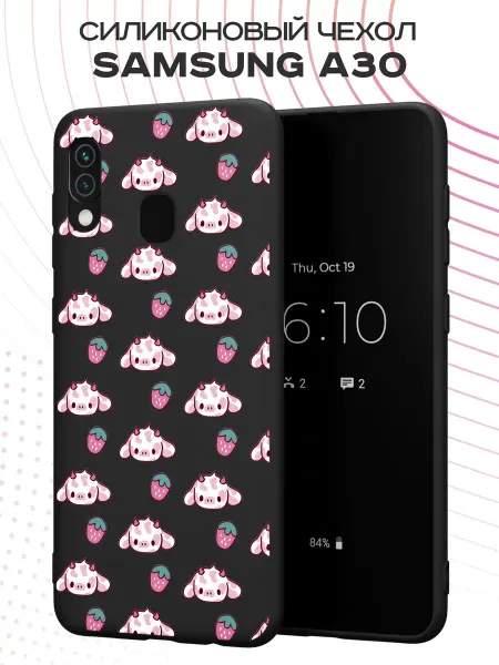 FACTORIA Чехол на Samsung A30 и A20 с принтом Коровки