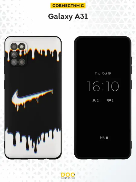 DesignOnCase Чехол на Samsung A31 с принтом Nike
