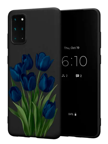 FACTORIA Чехол на Samsung S20+ с принтом Тюльпаны