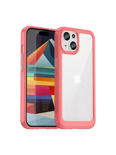 Caseport Усиленный чехол с мягкими рамками для iPhone 15