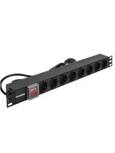 Блок розеток ExeGate ServerPro PDU-19H805 Al-8S-EU3CU-SW