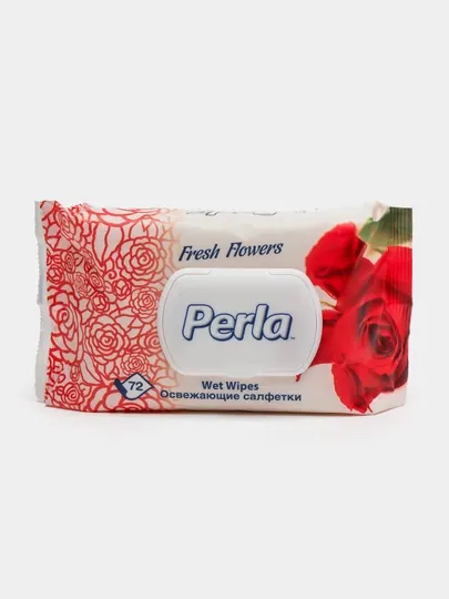 Влажная салфетка PERLA GUL CICEK 72 X24