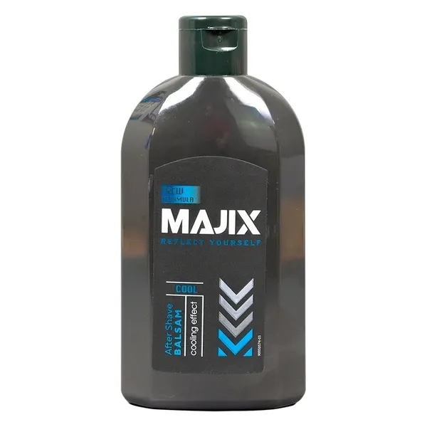 Бальзам после бритья Majix Cool 250 мл Охлаждающий с оливковым маслом, аллантоин и витамин Е. Без спирта