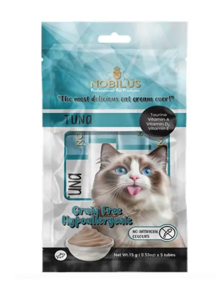 Nobilus крем суп со вкусом тунца для кошек 75 грамм