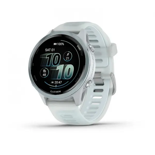 Умные смарт-часы Garmin Forerunner 570 42mm Cloud Blue Aluminium with Translucent Whitestone 010-02970-01