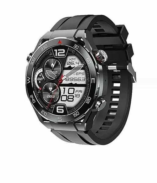 Умные смарт часы Smart Watch HW5 MAX 1.52 три ремешка в комплекте черный