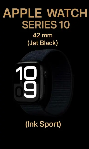 Watch Series 10 42 mm Ink Sport (Jet Black), Удобный и лёгкий ремешок