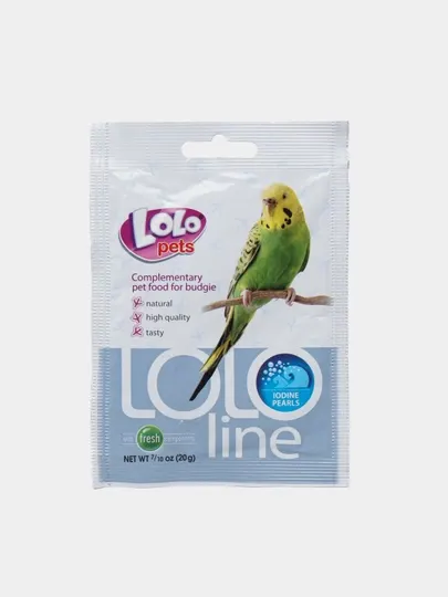 Кормовая добавка Lolo Pets для волнистых попугаев, 20 г
