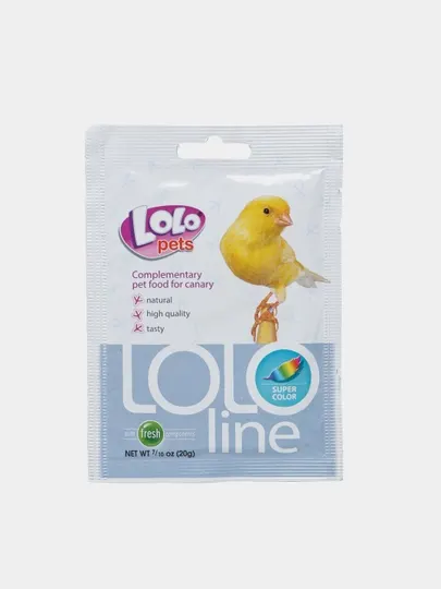 Кормовая добавка LOLO Pets, для канареек, 20 г