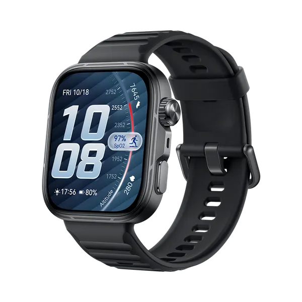 Смарт-часы Huawei Fit 5 Pro, ремешок из фторэластомера, черный (55020HUA)