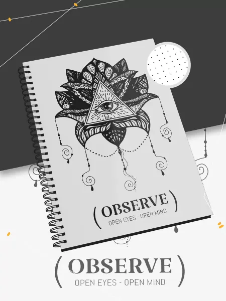 Каждому Своё Exclusive Блокнот Всевидящее око Масоны Треугольник Эзотерика Графика