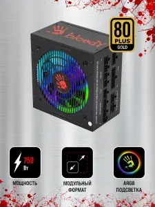 Блок питания для пк Bloody ATX 750W BD-PS750G 80+ gold