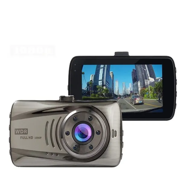 Видеорегистратор FullHD (2 камеры, 170 градусов обзор, G сенсор, датчик движения)