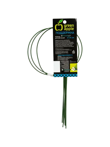 Нет бренда Поддержка кольцо для растений Green Apple ø14 h28 см