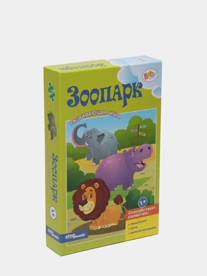 Развивающая игра "Зоопарк" Baby Step, 76183