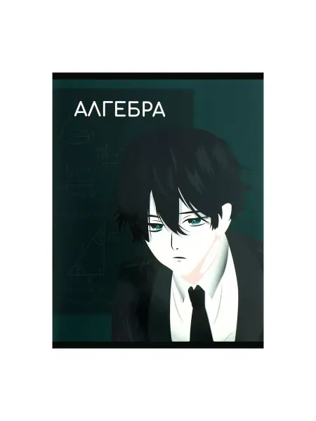 Calligrata Тетрадь предметная "Анимэ", 48 л. алгебра