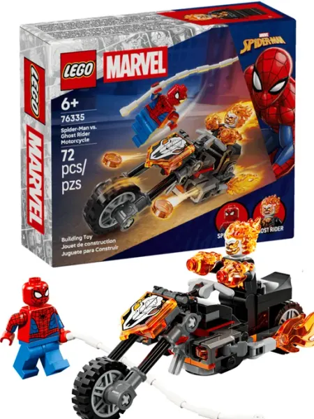 LEGO Конструктор Marvel 76335 Человек-паук против Гонщика