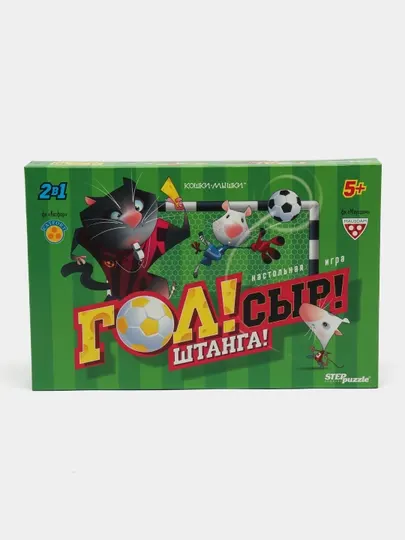 Настольная игра "Гол! Сыр! штуканга!", Кошки-мышки, 76565