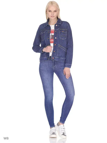 Wrangler Джинсы SUPER SKINNY SUMMER SKY