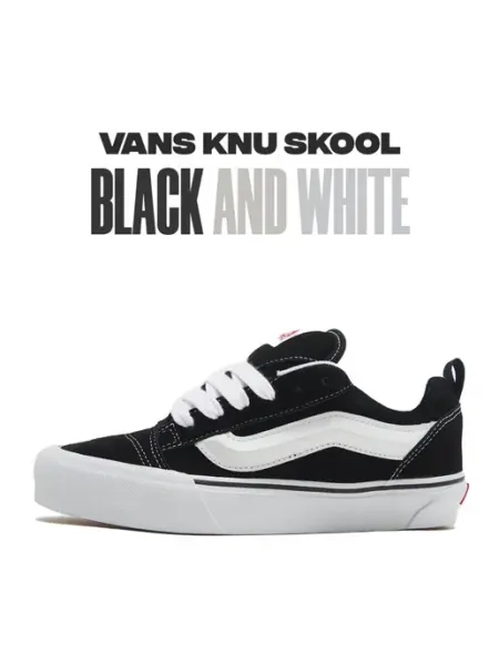 Vans Кеды KNU SKOOL скейтерские дутые кроссовки шахматные