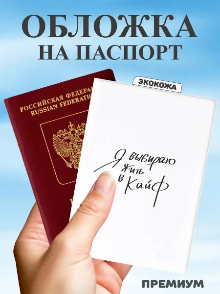 Принт мастер Обложка на паспорт женская мужская у2к смешная мем