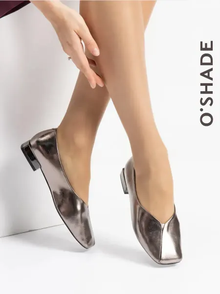 O`SHADE Туфли серебристые женские