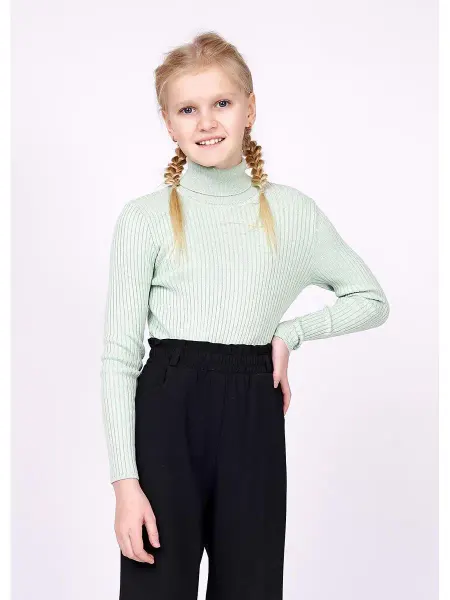 CLEVER WEAR Водолазка школьная детская из хлопка