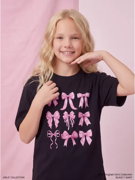 Hype merch. Футболка с бантиками