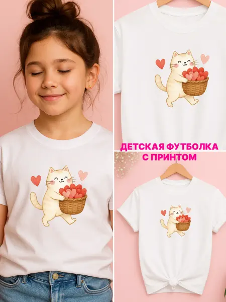 Univeles Футболка для девочки на лето