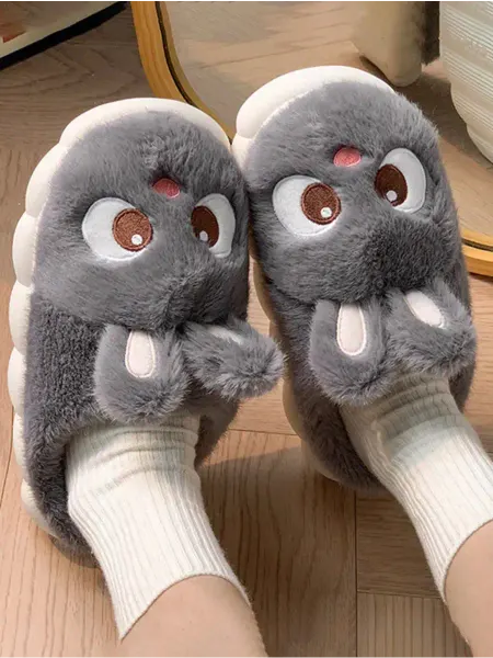 Тапочки плюшевые кошечки