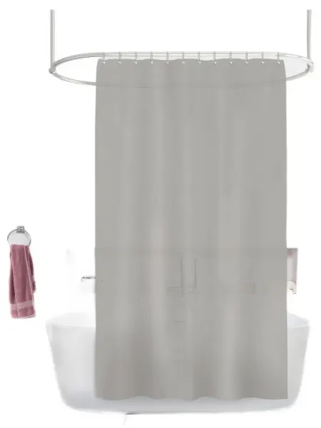 Штора для ванн PEVA GX008-1,180х200, Silver