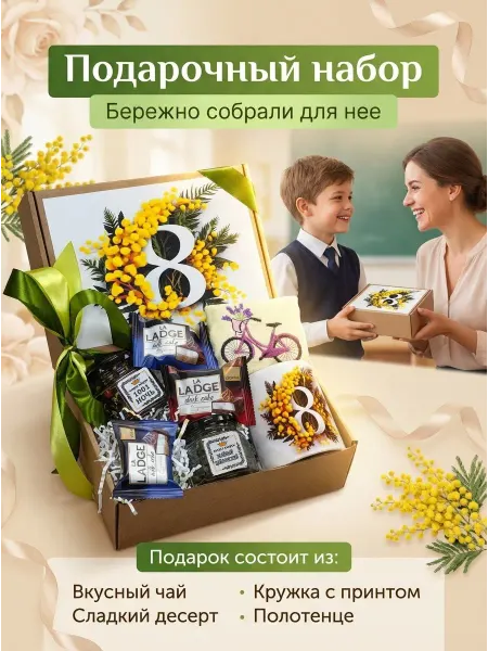 Империя кофе и чая Подарочный набор на 8 марта