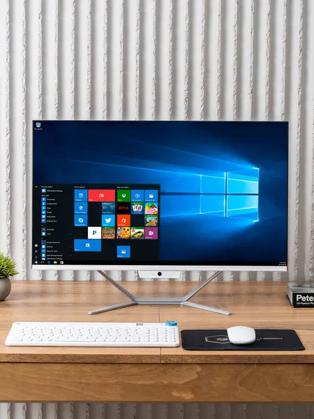 Моноблок 27 дюймов, Intel Core i7 4790, Windows 11pro, SSD 512ГБ, RAM 16ГБ, Wi-Fi/Bluetooth, белый