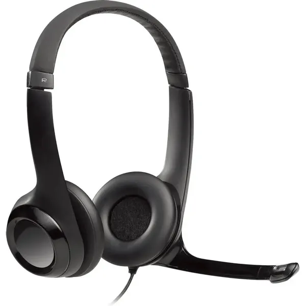 Гарнитура Logitech Stereo Headset H390 (981-000803) проводная, черный