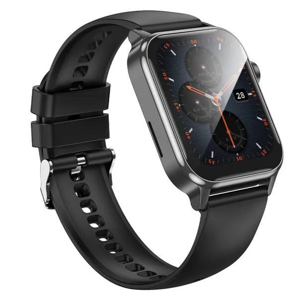 Умные часы Y26 спортивные Smart watch Hoco с поддержкой звонков, черные