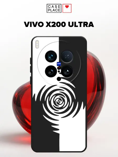 VIVO Матовый чехол на X200 Ultra с цветочками