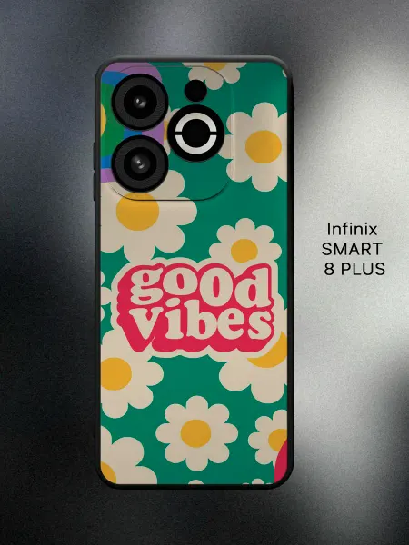 ANP Case Чехол на Infinix SMART 8 PLUS с цветочками