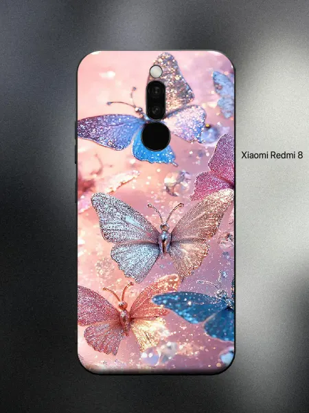 ANP Case Чехол на Xiaomi Redmi 8 с бабочками