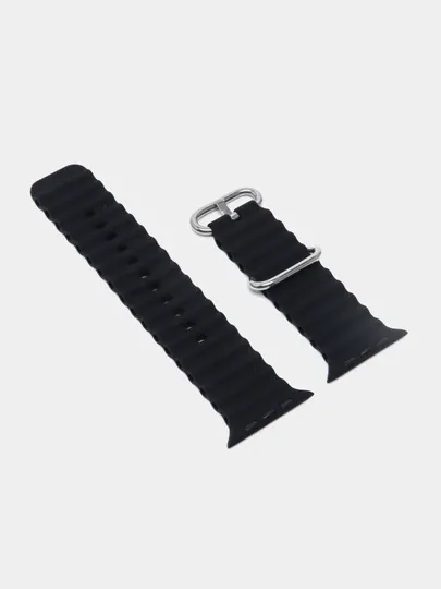 Силиконовый ремешок Ocean band 8 Ultra для смарт-часов Apple Watch, 42-44-45-49 мм