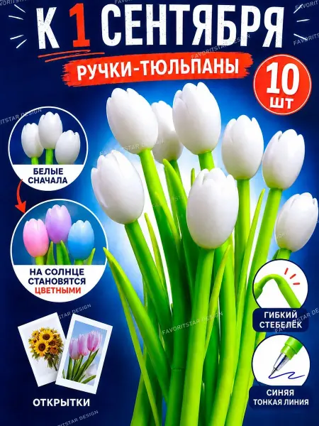 FAVORITSTAR DESIGN Подарочный набор ручек для женщин с открытками