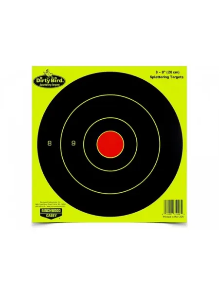 Birchwood Casey Мишень осыпающаяся Birchwood Dirty Bird Yellow Bulls-eye, 8