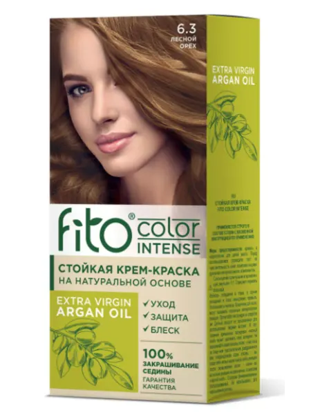 Fito косметик Крем-краска Fito Сolor Intense тон 6.3 Лесной орех 115 мл