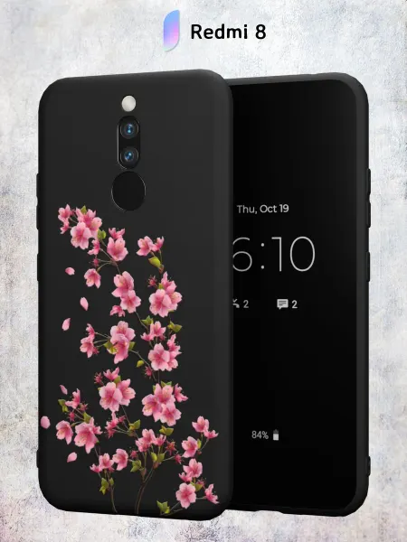Secret.Case.Store Чехол на Redmi 8 с принтом Сакура