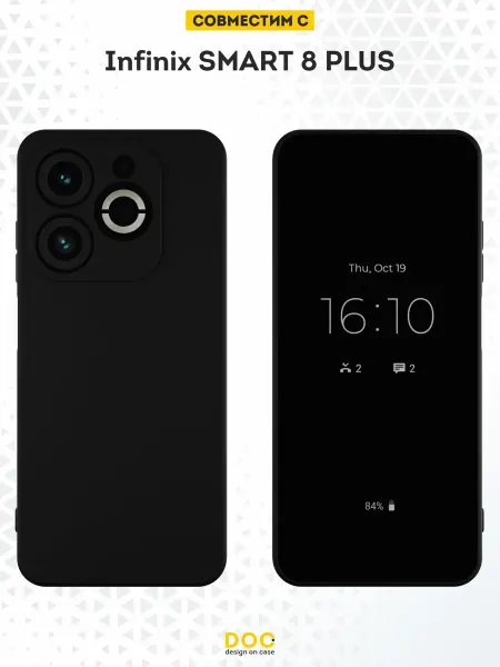 DesignOnCase Чехол на Infinix SMART 8 PLUS однотонный