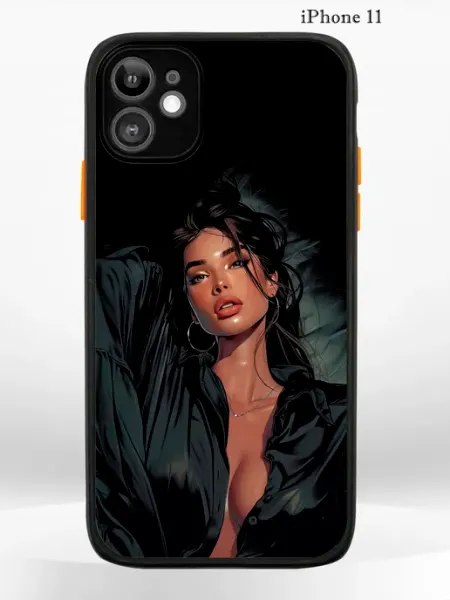 Чехол на iPhone 11 с принтом girl