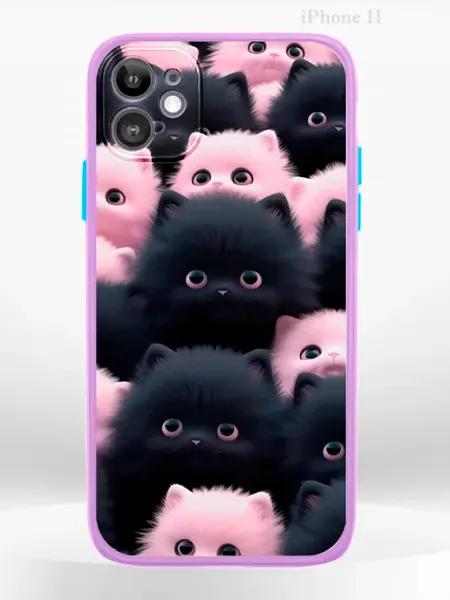 Чехол на iPHONE 11 с принтом милые котята